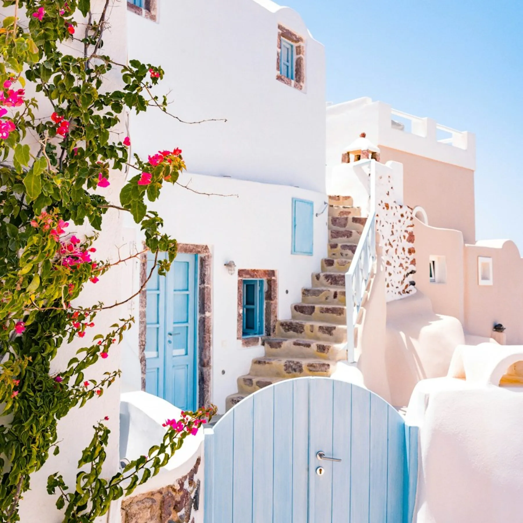 A sun-warmed coastal town